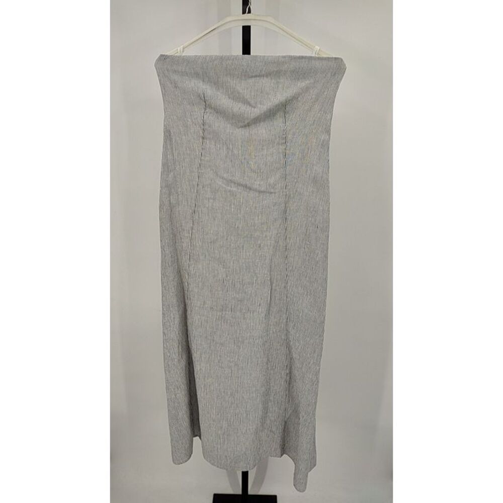 Quince Gray Strapless Dress
